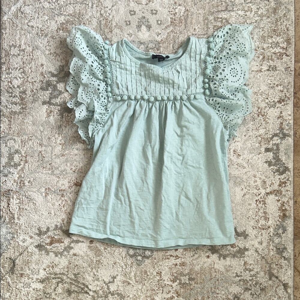 J. Crew Ruffle Sleeve
